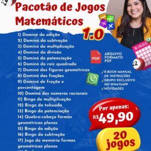 Pacotão de jogos matemáticos 1.0