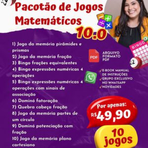 Pacotão de jogos matemáticos 10.0