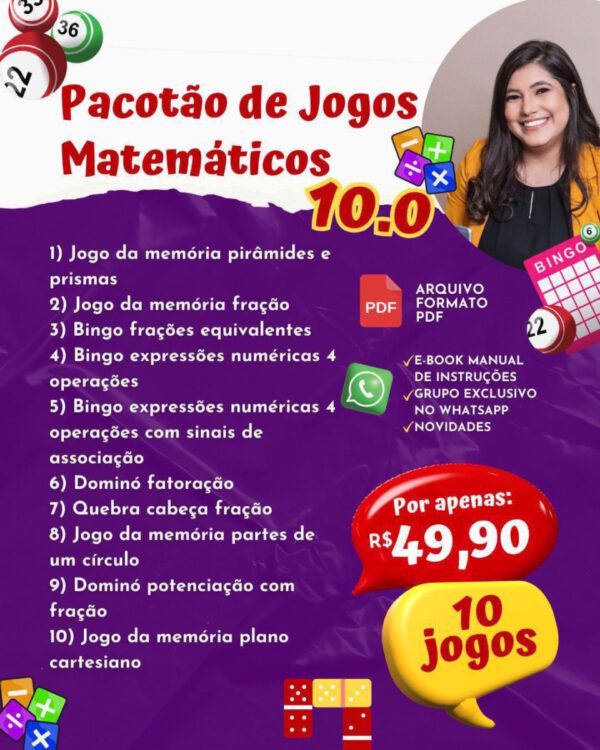 Pacotão de jogos matemáticos 10.0
