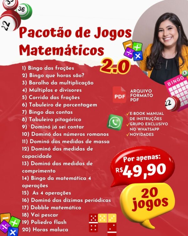 Pacotão de jogos matemáticos 2.0