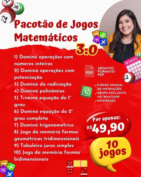 Pacotão de jogos matemáticos 3.0
