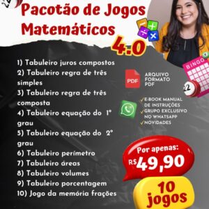 Pacotão de jogos matemáticos 4.0