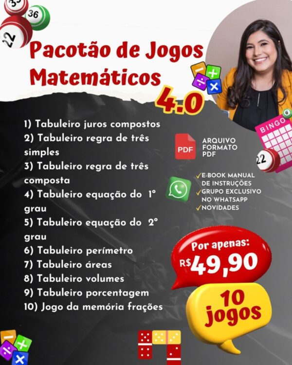 Pacotão de jogos matemáticos 4.0