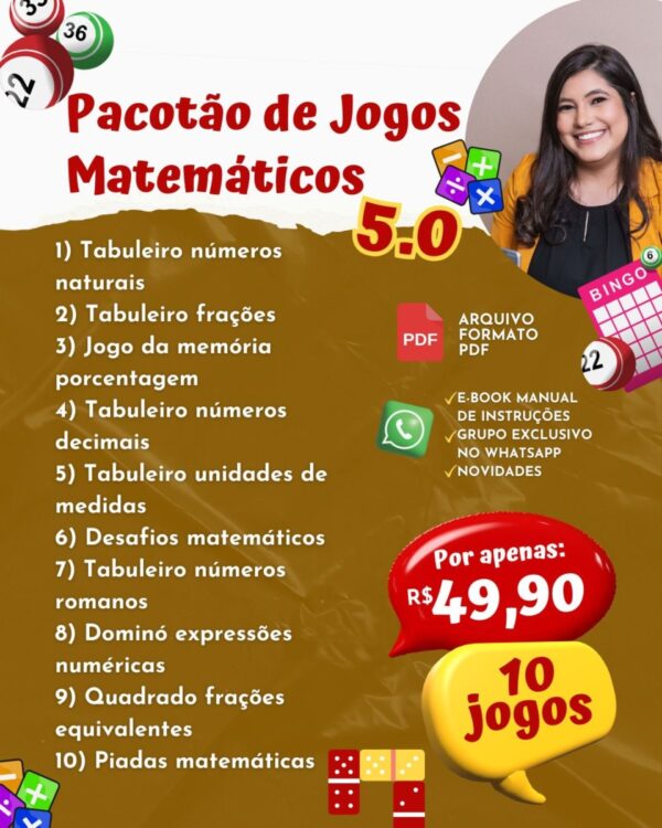 Pacotão de jogos matemáticos 5.0