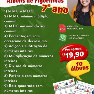 Pacotão álbuns de figurinhas 7º ANO
