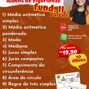 Pacotão álbuns de figurinhas fund. ll parte 3