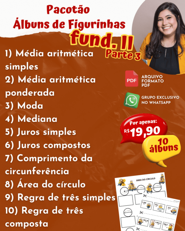 Pacotão álbuns de figurinhas fund. ll parte 3