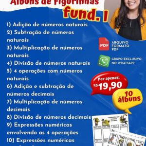 Pacotão álbuns de figurinhas fund. l parte 1