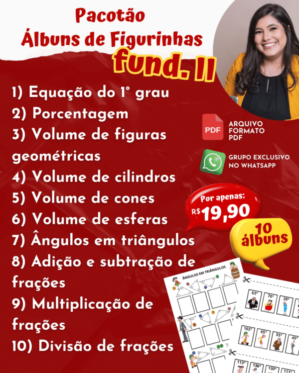 Pacotão álbuns de figurinhas fund. ll parte 1