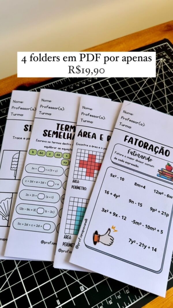 Pacotão folders fundamental 3.0