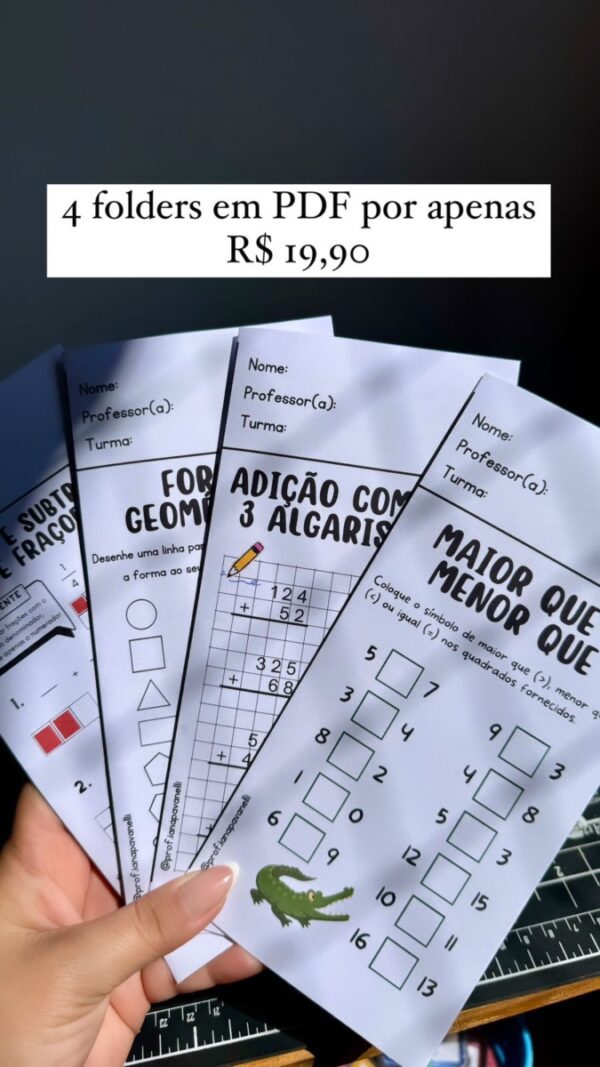 Pacotão folders fundamental 4.0
