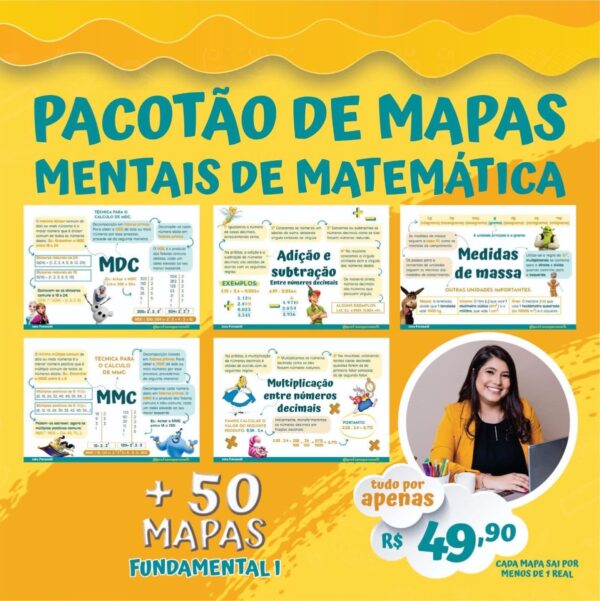 Pacotão Mapas Mentais Fundamental I