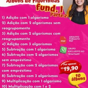 Pacotão álbuns de figurinhas fund. l parte 2