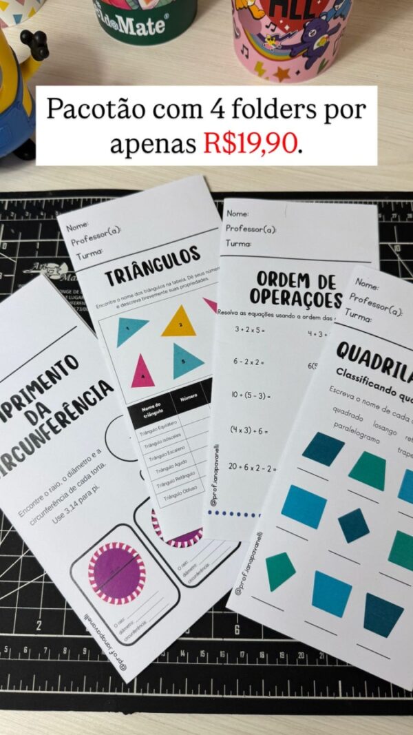 Pacotão folders fundamental 5.0