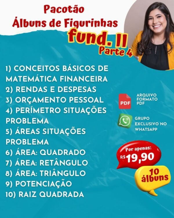 Pacotão álbuns de figurinhas fund. ll parte 4