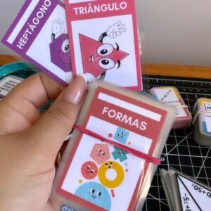 Jogo da Memória – Formas (16 peças e 16 capas)