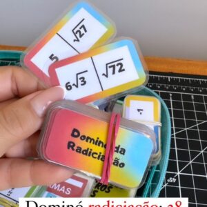 Dominó – Radiciação (28 peças e 28 capas)