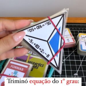 Triminó – Equação do 1º Grau (27 peças)