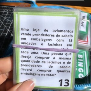 Tabuleiro M.M.C mínimo múltiplo comum e M.D.C máximo divisor comum - 27 peças