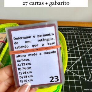 Tabuleiro – Perímetro (Tabuleiro + 27 cartas + gabarito)